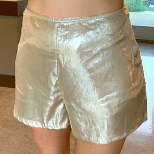 FREE PEOPLE SHIMMER SHORTS